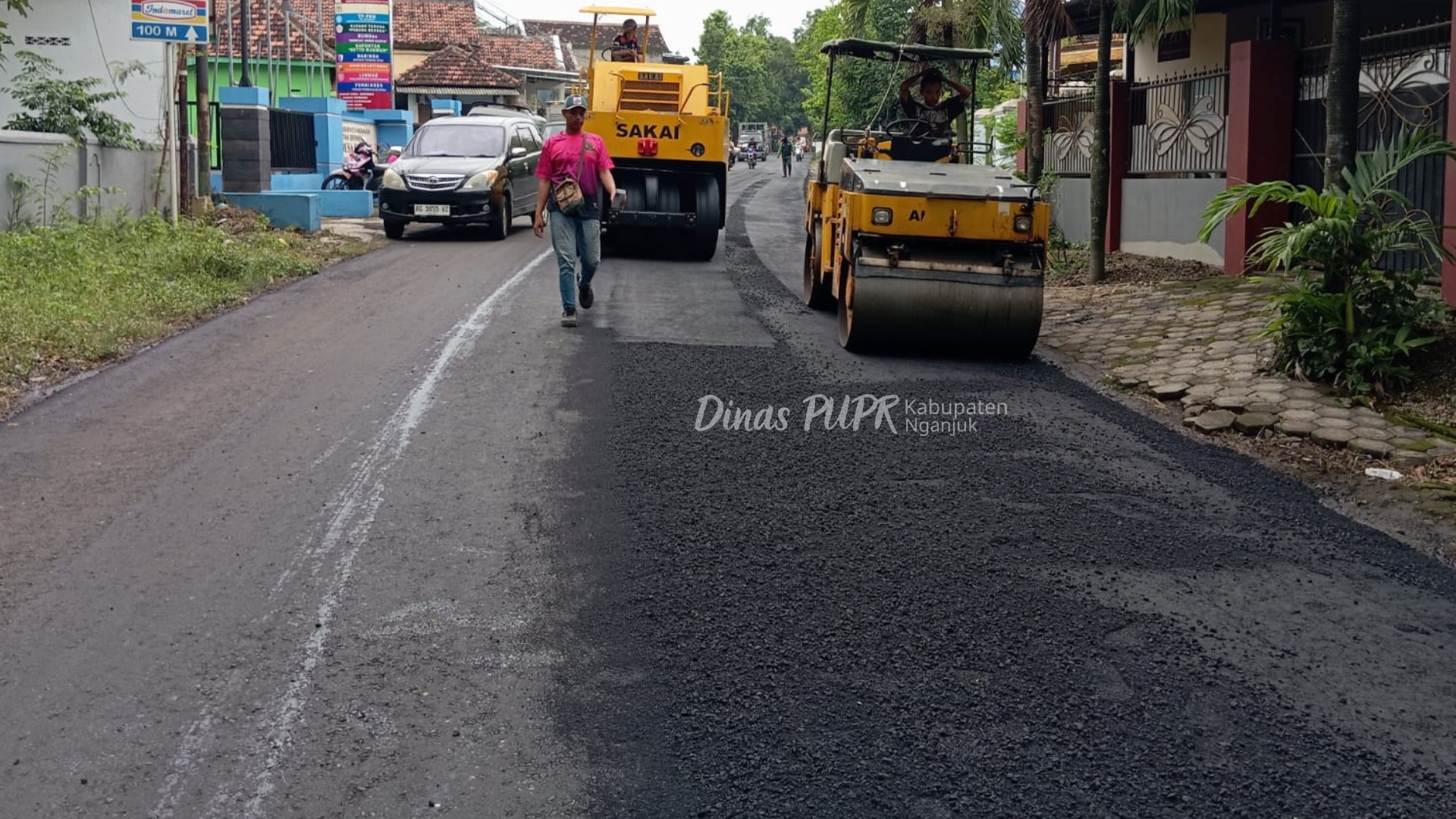 Aksi Cepat Awal Tahun 2026, Dinas PUPR Nganjuk Melalui URCPJJ Gas Poll Jaga Kemantapan Jalan