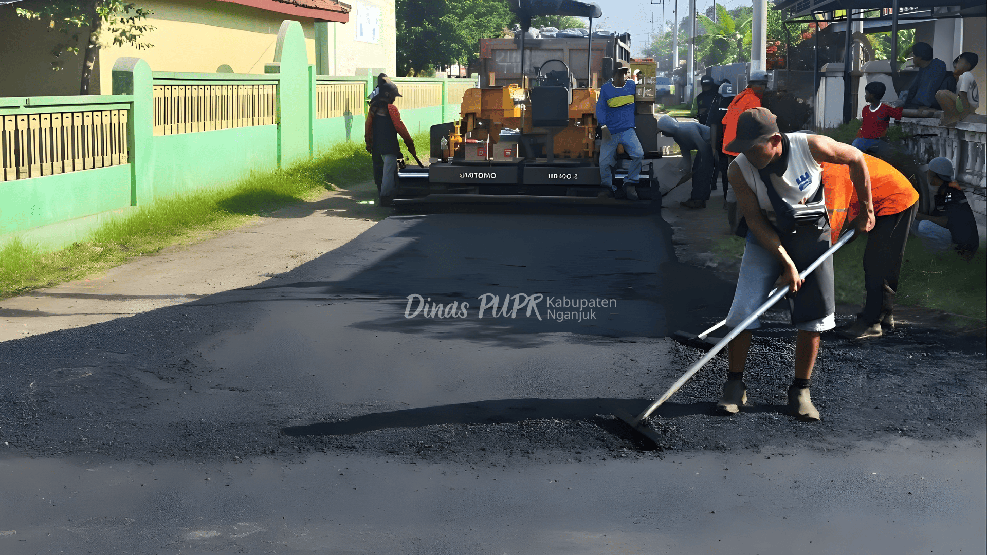 Tepati Janji, Dinas PUPR Nganjuk Realisasikan Pembangunan Jalan Miren Tanjunganom