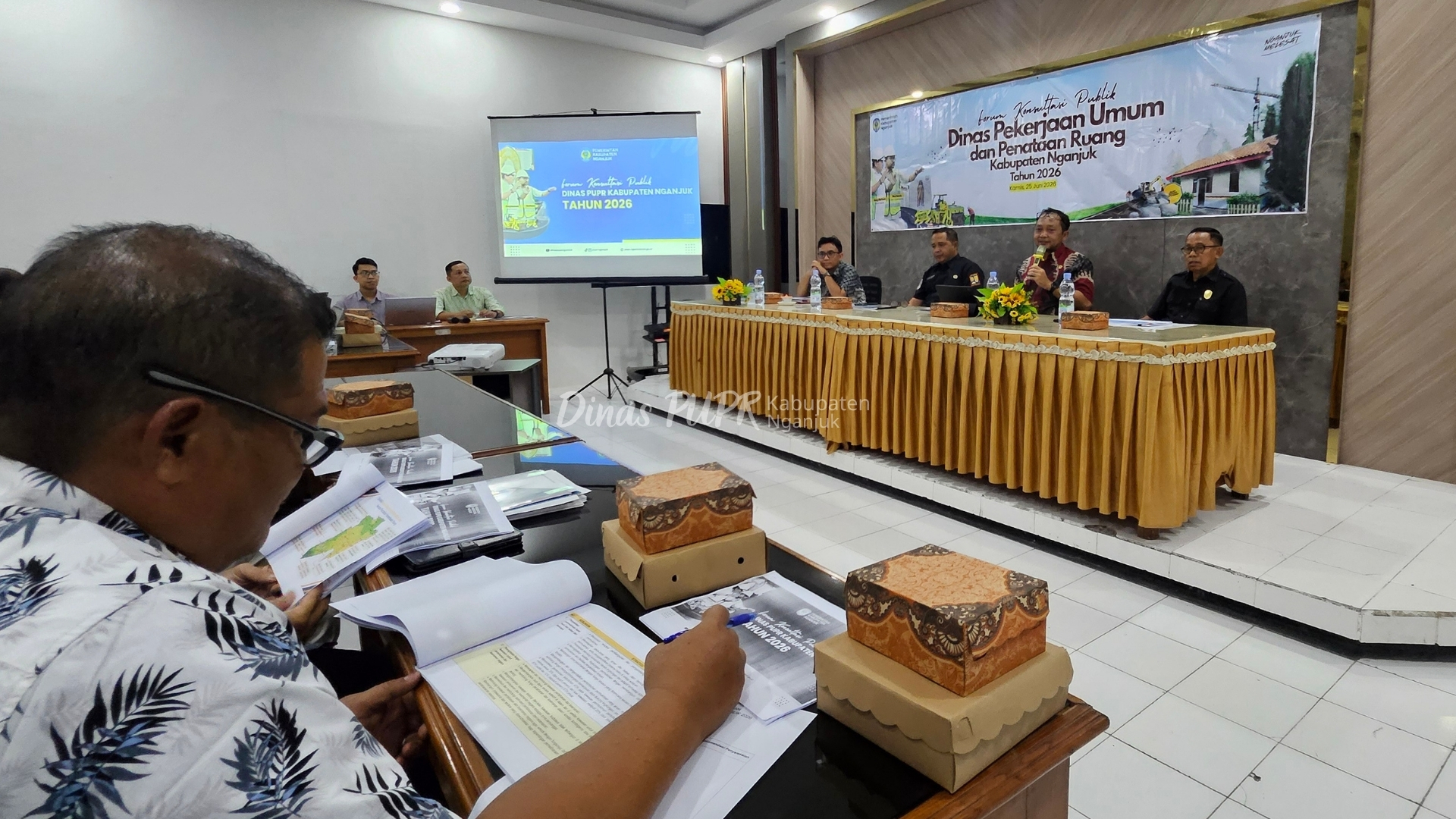Forum Konsultasi Publik Jadi Langkah Dinas PUPR Nganjuk Tingkatkan Kualitas Layanan