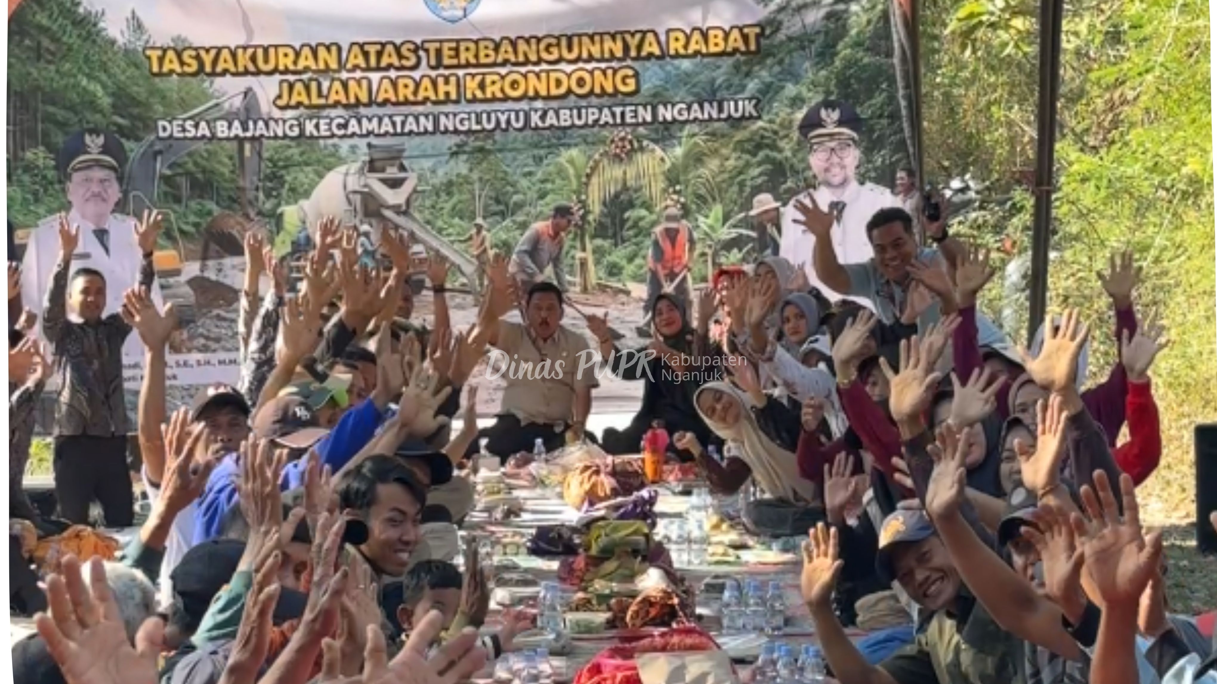 Wujud Pemerataan Infrastruktur, Kang Marhaen Resmikan Jalan Baru di Dusun Krondong Ngluyu